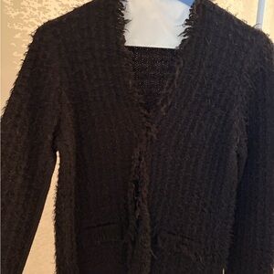Rebecca Taylor - Women's Textured Long Sleeve Sweater Cardigan